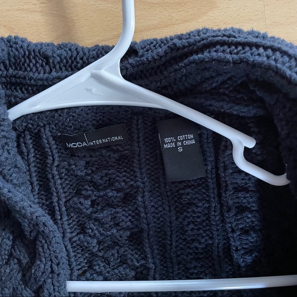 Navy Blue Cardigan - Picture 4 of 5